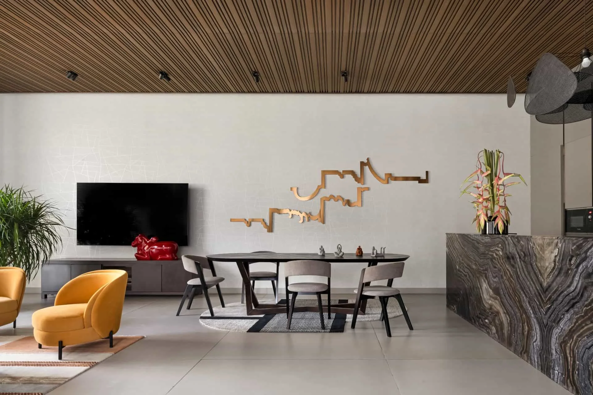 The Pool House in Chhatarpur by Urban Mistrii